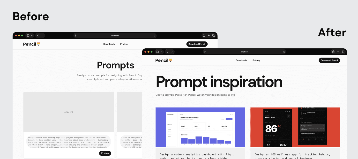 Prompt example